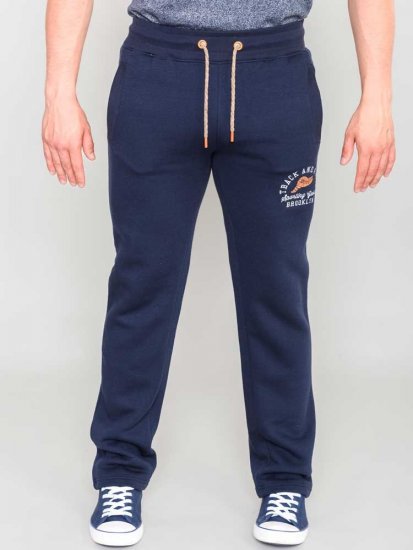 D555 Chilworth Open Hem Jogger Navy - Joggingbroeken & shorts - Joggingbroeken & Shorts Heren Grote Maten
