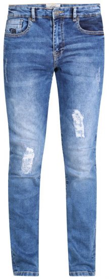 D555 Boxwell Ripped Jeans Stonewash - Jeans & broeken - Jeans & Broeken Grote Maten Heren