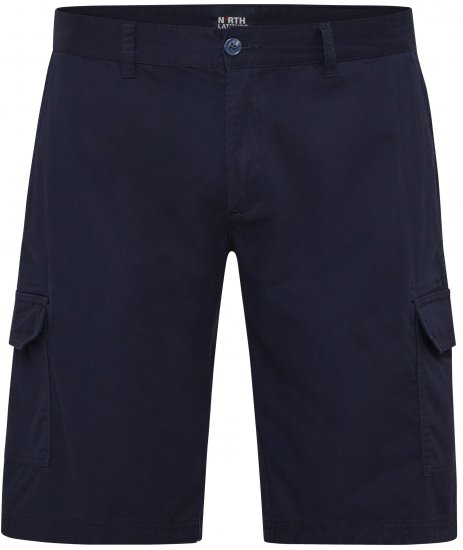 North Latitude 51133 cargo shorts marineblauw - Shorts - Grote Maten Korte Broeken Heren