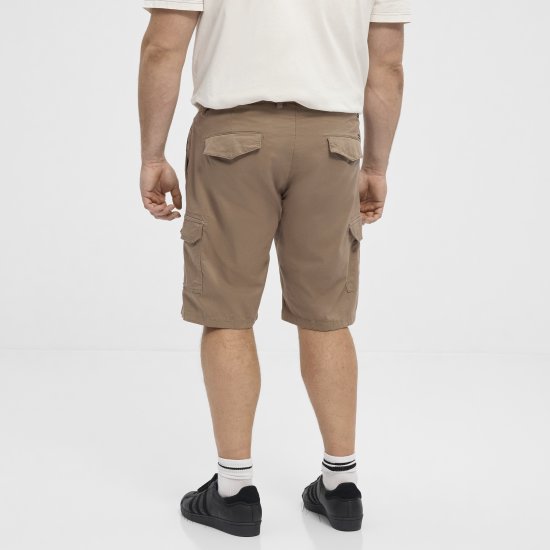 North Latitude 51133 cargo shorts donkerzand - Shorts - Grote Maten Korte Broeken Heren