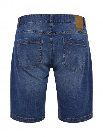 North Latitude 51336 denim shorts blauw - Shorts - Grote Maten Korte Broeken Heren