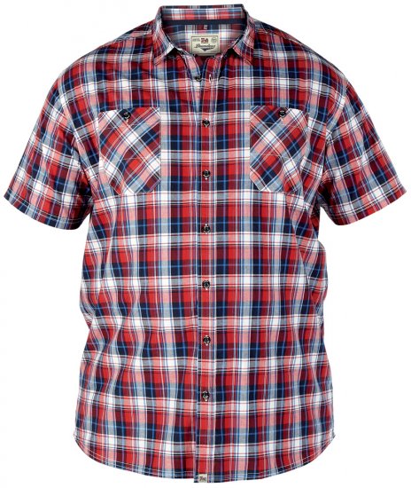 Duke Delmar Tee + Shirt - Hemden - Overhemden Grote Maten Heren