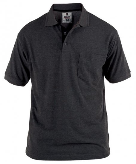Rockford Polo Charcoal - Polo shirts - Grote Maten Poloshirts Heren