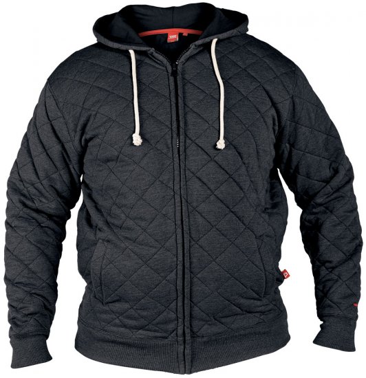 D555 Quinten Hood Black - Sweaters & hoodies - Sweaters & Hoodies Grote Maten Heren