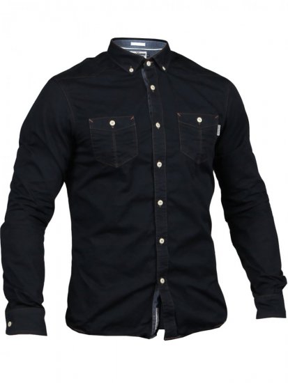 Mish Mash Stowaway Navy - Hemden - Overhemden Grote Maten Heren