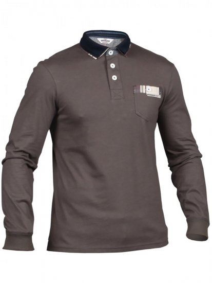 Mish Mash Oak Charcoal - Polo shirts - Grote Maten Poloshirts Heren