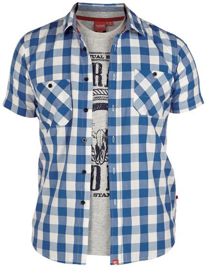 D555 Emerson Tee + Shirt - Hemden - Overhemden Grote Maten Heren