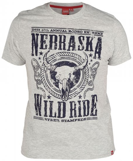 D555 Emerson Tee + Shirt - Hemden - Overhemden Grote Maten Heren