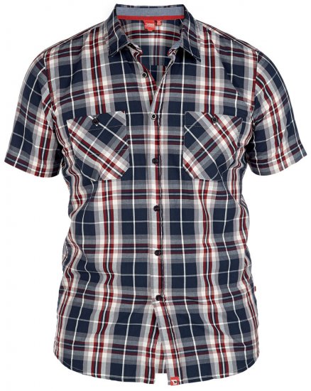 D555 Kennedy Tee + Shirt - Hemden - Overhemden Grote Maten Heren