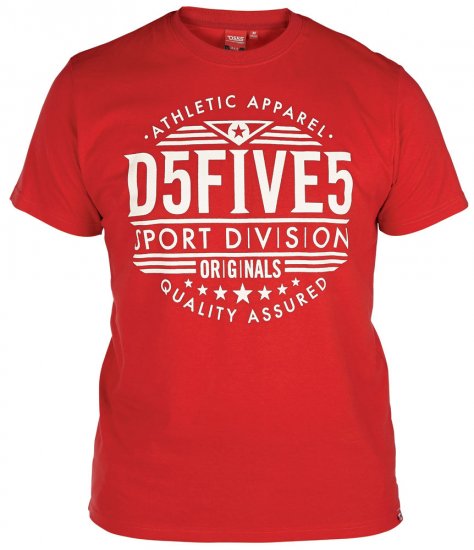 D555 Kennedy Tee + Shirt - Hemden - Overhemden Grote Maten Heren