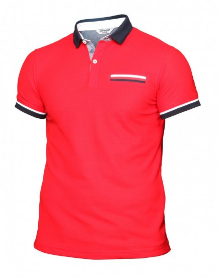 Mish Mash Goal Red - Polo shirts - Grote Maten Poloshirts Heren