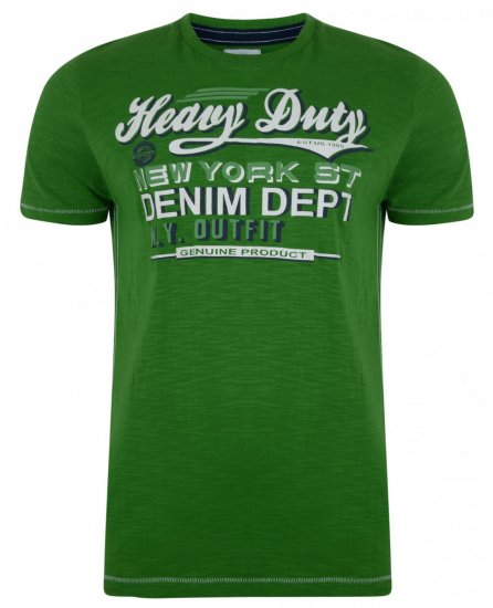 Kam Heavy Duty Tee Green - T-shirts - Grote Maten T-shirts Heren