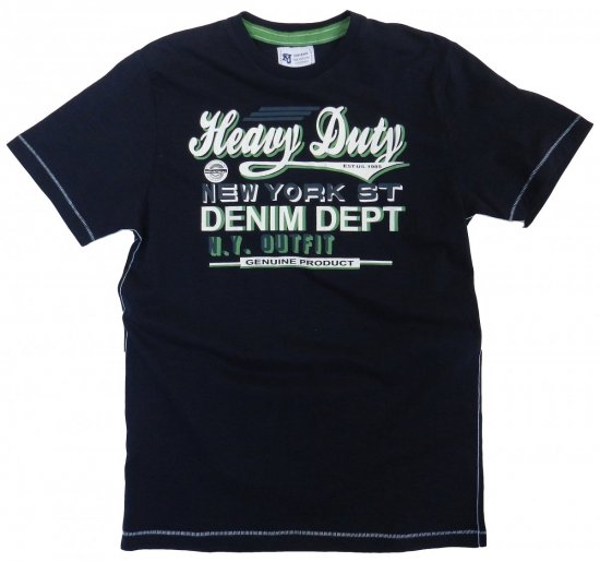 Kam Heavy Duty Tee Navy - T-shirts - Grote Maten T-shirts Heren
