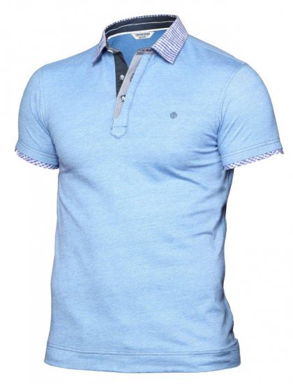 Mish Mash Swift Blue - Polo shirts - Grote Maten Poloshirts Heren