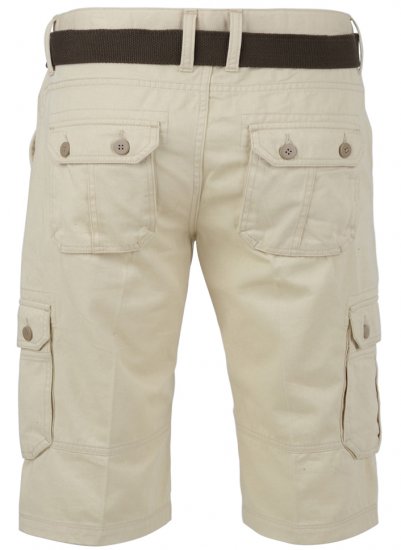 Kam Jeans 379 Shorts Stone - Shorts - Grote Maten Korte Broeken Heren