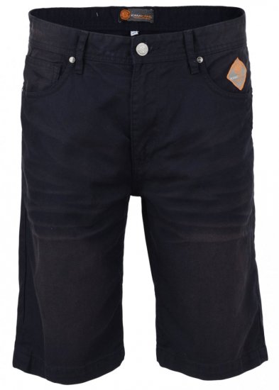 Kam Jeans Marco Shorts Black - Shorts - Grote Maten Korte Broeken Heren