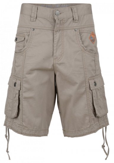 Kam Jeans Travis Shorts Stone - Shorts - Grote Maten Korte Broeken Heren