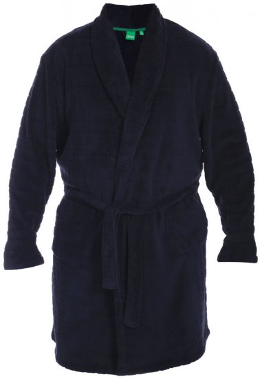 D555 Enno Bathrobe Navy - Ondergoed & zwem - Grote Maten Ondergoed Heren