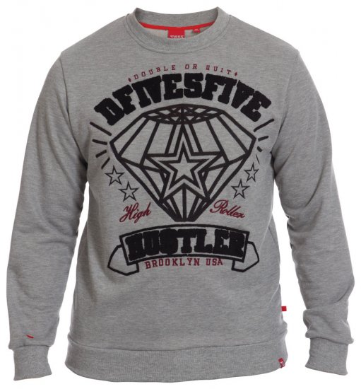 D555 Hustler Sweat - Sweaters & hoodies - Sweaters & Hoodies Grote Maten Heren