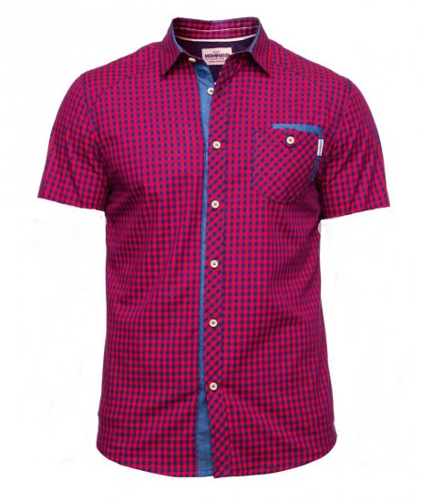 Mish Mash Grill Red S/S - Hemden - Overhemden Grote Maten Heren