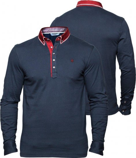 Mish Mash Soho Navy - Polo shirts - Grote Maten Poloshirts Heren