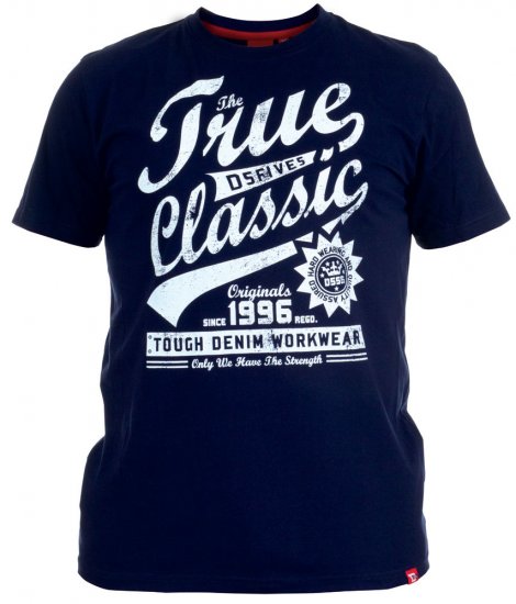 D555 Teddy Tee + Shirt - Hemden - Overhemden Grote Maten Heren