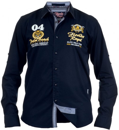 D555 Dirk Shirt - Hemden - Overhemden Grote Maten Heren