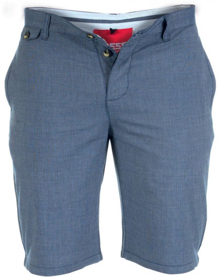 D555 Liam Blue - Shorts - Grote Maten Korte Broeken Heren