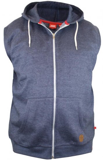 D555 Blake Hood Blue - Sweaters & hoodies - Sweaters & Hoodies Grote Maten Heren