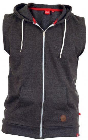 D555 Blake Hood Charcoal - Sweaters & Hoodies - Sweaters & Hoodies Grote Maten Heren
