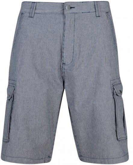 Kam Jeans 384 Stripe Shorts - Shorts - Grote Maten Korte Broeken Heren
