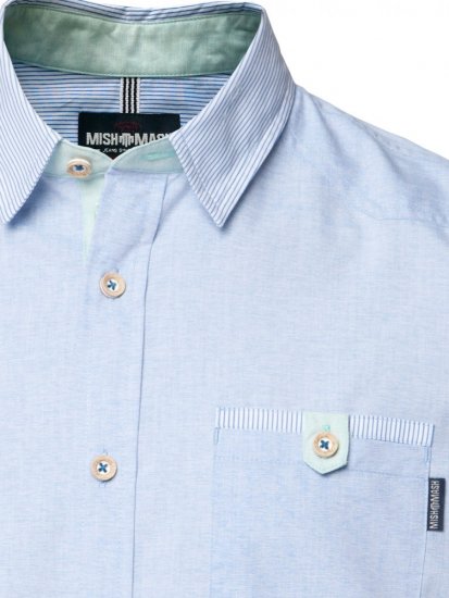 Mish Mash Covent Garden Blue - Hemden - Overhemden Grote Maten Heren