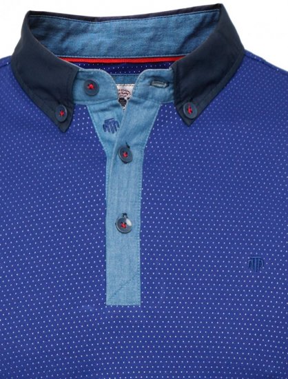 Mish Mash Balham Navy - Polo shirts - Grote Maten Poloshirts Heren