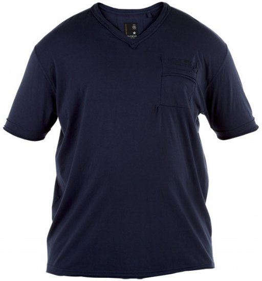 Split Star Avton Navy - T-shirts - Grote Maten T-shirts Heren