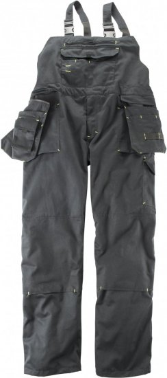 Marc & Mark Work-bib Black - Werkkleding - Werkkleding Grote Maten Heren