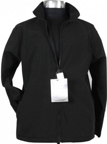 Marc & Mark Arosa Softshell-jacket Black - Jassen - Grote Maten Herenjassen