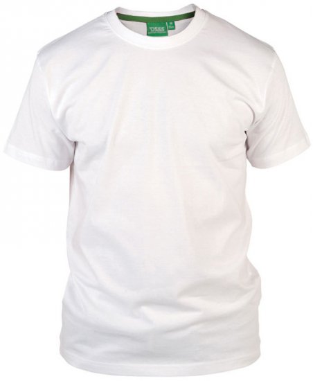 D555 Flyers Crew Neck T-shirt White - T-shirts - Grote Maten T-shirts Heren