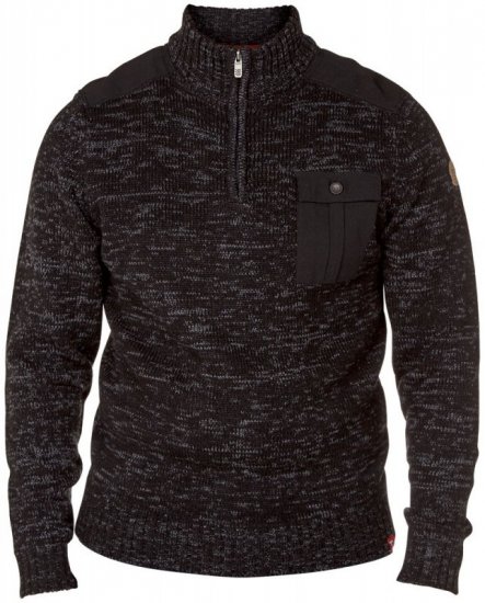 D555 Frost Sweater Black/Grey - Sweaters & hoodies - Sweaters & Hoodies Grote Maten Heren
