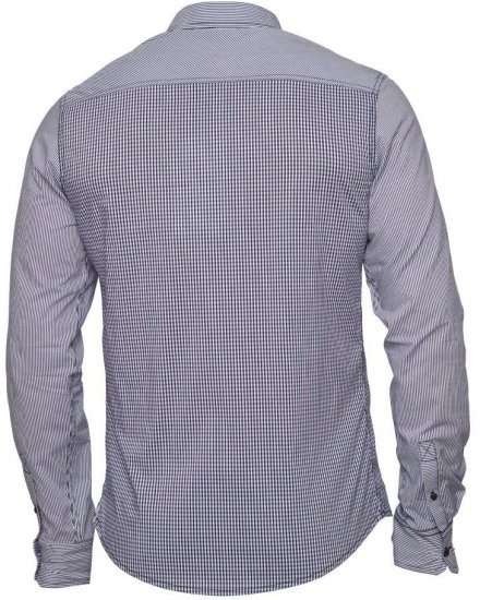 Mish Mash Bewilder Blue - Hemden - Overhemden Grote Maten Heren