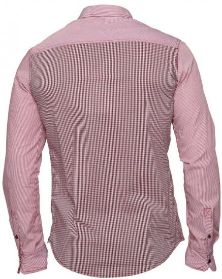 Mish Mash Bewilder Red - Hemden - Overhemden Grote Maten Heren