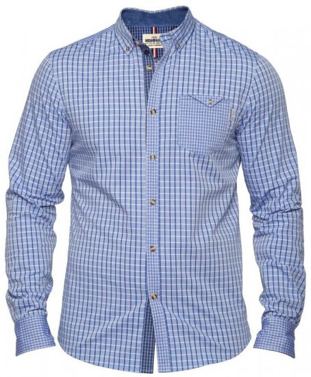 Mish Mash Radical Blue - Hemden - Overhemden Grote Maten Heren