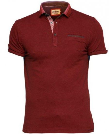 Mish Mash Stein Oxblood - Polo shirts - Grote Maten Poloshirts Heren