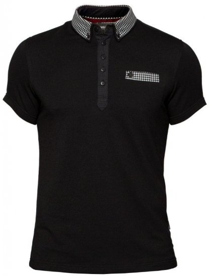 Mish Mash Hound Black - Polo shirts - Grote Maten Poloshirts Heren