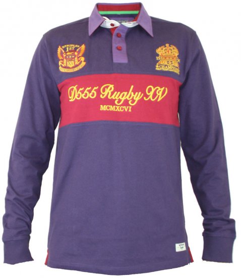 D555 Leo Grape - Polo shirts - Grote Maten Poloshirts Heren