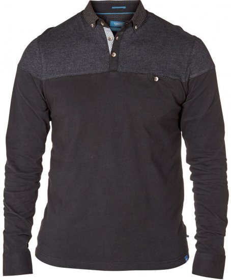 D555 Cooper Black - Polo shirts - Grote Maten Poloshirts Heren