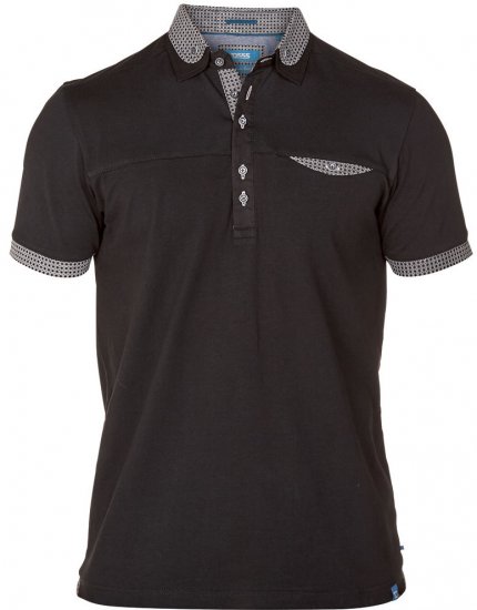D555 Jeff Black - Polo shirts - Grote Maten Poloshirts Heren