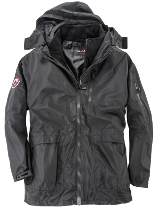 Marc & Mark 3-in-1 Genf Winter Jacket Black - Jassen - Grote Maten Herenjassen