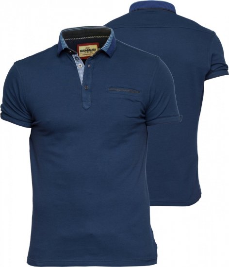 Mish Mash Stein Navy - Polo shirts - Grote Maten Poloshirts Heren