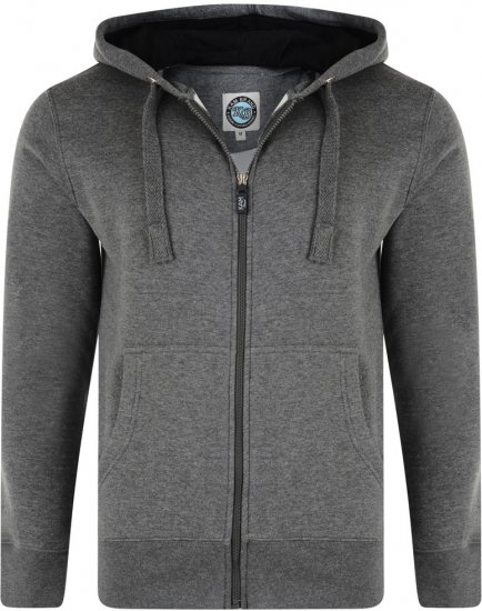 Kam Jeans Hoodie Charcoal - Sweaters & hoodies - Sweaters & Hoodies Grote Maten Heren