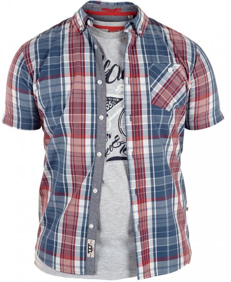 D555 Vincent Tee+Shirt - Hemden - Overhemden Grote Maten Heren